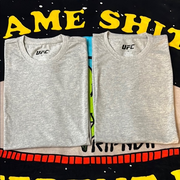 ( 2 PACK ) UFC Gray Short Sleeve Tee - Picture 1 of 6